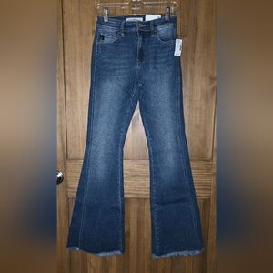 KanCan High-Rise Dark Blue Flare Jeans